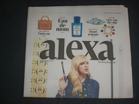 2018 MAY 9 NEW YORK POST ALEXA SECTION - ANNA FARIS COVER - NP 3998