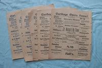 1890'S-1900'S EARLY THEATRE BROADSIDES - 75+ PIECES - GREAT LOT - K 3327