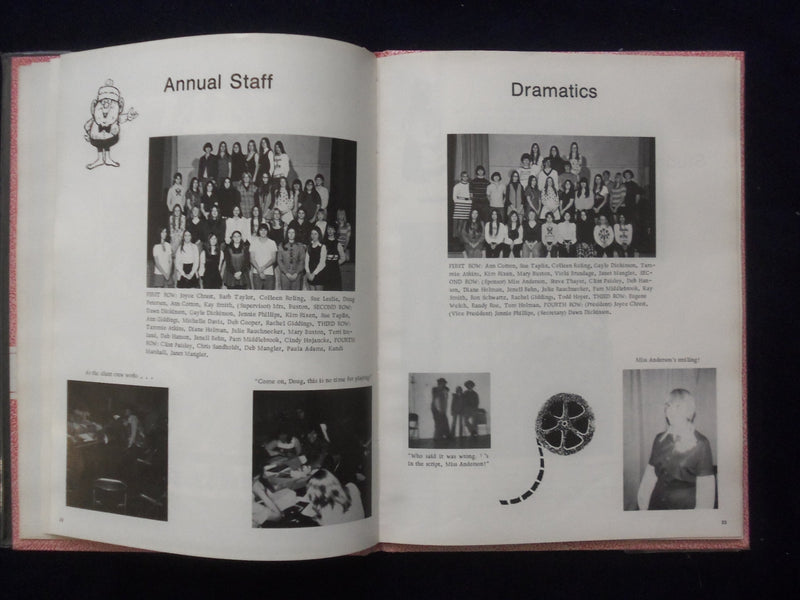 1974 I REMEMER 1974 HIGH SCHOOL YEARBOOK - GRAETTINGER, IOWA - YB 3059