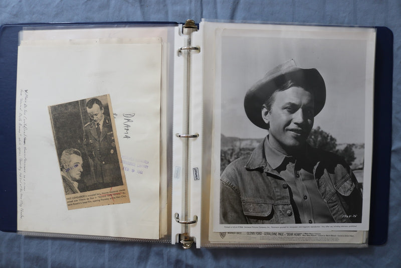 MOVIE STAR PHOTOS & NEWSPAPER FILES ALBUM - 55 PHOTOS - #16