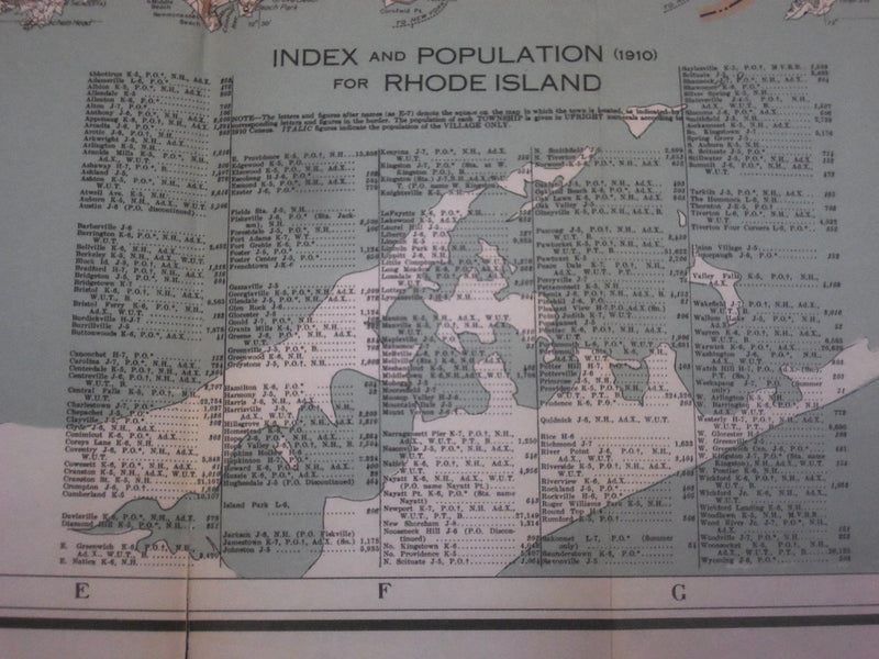 1918 THE OFFICIAL MAP OF SOUTHERN NEW ENGLAND 36