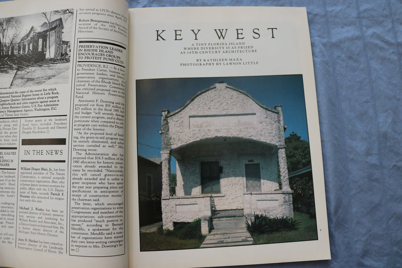 1980 MAY-JUNE AMERICAN PRESERVATION MAGAZINE - KEY WEST, FLORIDA - ST 5509V