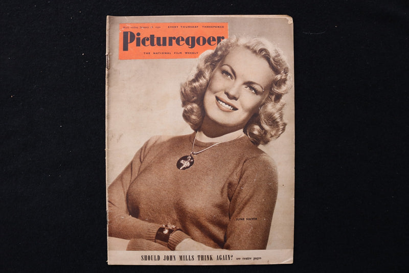 1950 JANUARY 28 PICTUREGOER MAGAZINE - JUNE HAVER COVER - E 25988