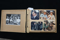 1950'S-1960'S TELEVISION STARS SCRAPBOOK -JAMES ARNESS - CHUCK CONNORS - E 24952