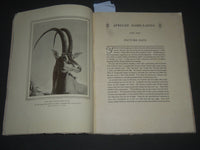 1930 OCTOBER AFRICAN GAME LANDS GRAPHIC MAGAZINE BY PRENTISS N. GRAY - J 2541