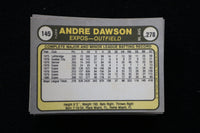 ANDRE DAWSON 1981 FLEER BASEBALL CARDS - CARD #145 - NM-MT - LOT OF 53 - #10