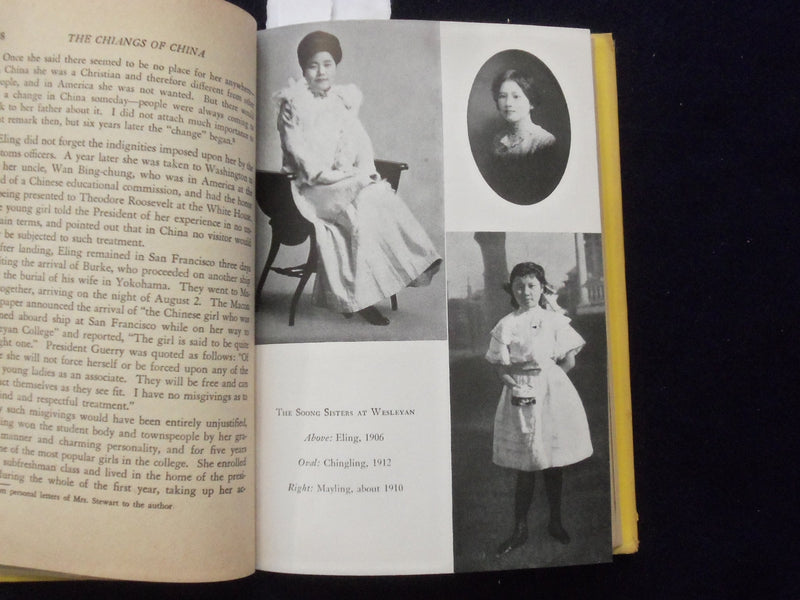 1943 THE CHIANGS OF CHINA HARDCOVER BOOK BY ELMER T. CLARK - KD 8442
