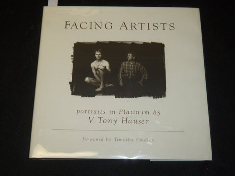 2001 FACING ARTISTS HARDCOVER BOOK SIGNED BY V. TONY HAUSER - FIRST EDN - I 1780