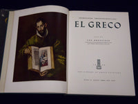 1950 DOMENICOS THEOTOCOPOULOS EL GRECO BOOK TEXT BY LEO BRONSTEIN - KD 3454