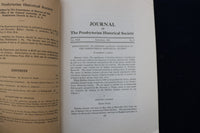 1951-1952 PRESBYTERIAN HISTORICAL SOCIETY BULLETIN - LOT OF 4 - O 3401