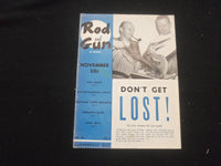 1954 NOVEMBER ROD AND GUN IN CANADA MAGAZINE - DON'T GET LOST! - ST 732R