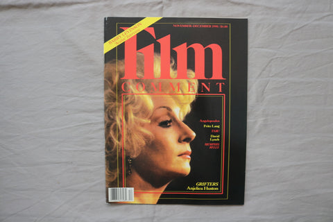 1990 NOVEMBER-DECEMBER FILM COMMENT MAGAZINE - ANJELICA HUSTON COVER - E 24062