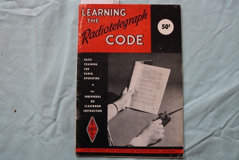 1951-1963 LEARNING THE RADIOTELEGRAPH CODE - LOT OF 2 - SOFTCOVER BOOKS - K 3264