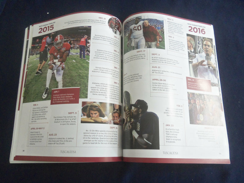 2017 TUSCALOOSA MAGAZINE- UNIVERSITY OF ALABAMA - DECADE OF DOMINANCE - SP 1220X