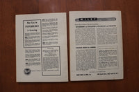 1945-1955 PSYCHOLOGICAL ABSTRACTS MAGAZINE - LOT OF 6 - O 3920