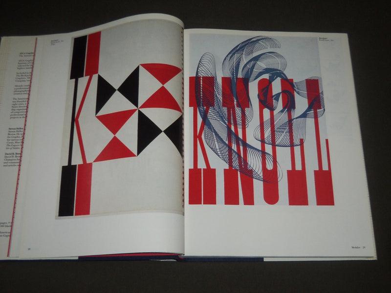 1984 GRAPHIC DESIGN USA NO. 5 HARDCOVER BOOK - GREAT PRINTS - I 585