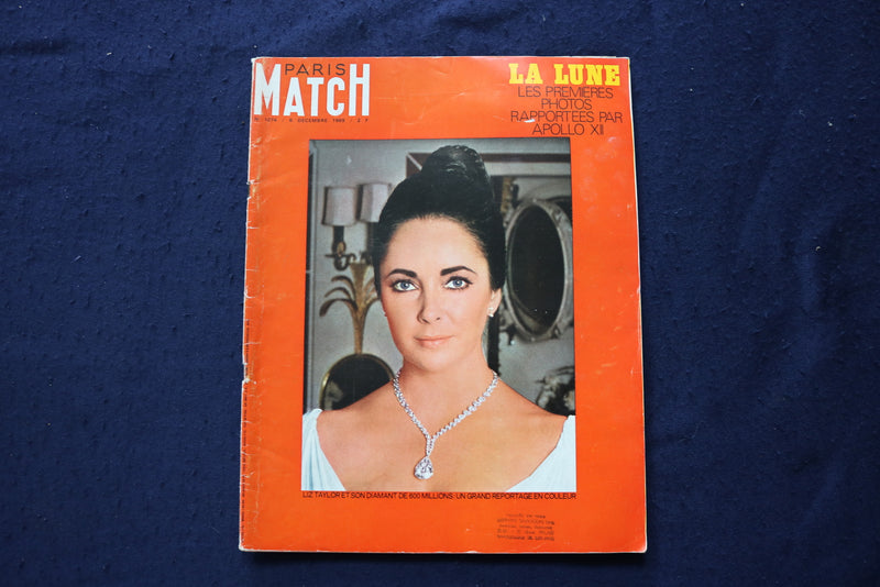1969 DECEMBER 6 PARIS MATCH MAGAZINE - ELIZABETH TAYLOR COVER - E 23580