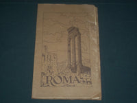 1929-1930 ROMA FOLD-OUT COLOR MAP - ITALY - J 3967