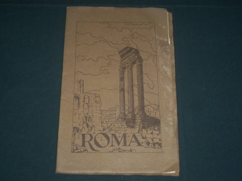 1929-1930 ROMA FOLD-OUT COLOR MAP - ITALY - J 3967