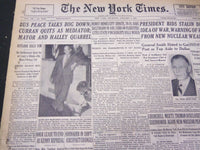 1953 JANUARY 8 NEW YORK TIMES - BUS TALKS BOG DOWN CURRAN QUITS - NT 4702