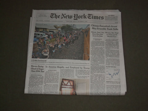 2018 DECEMBER 7 NEW YORK TIMES - GEORGE H. W. BUSH FINAL FAREWELL TRAIN