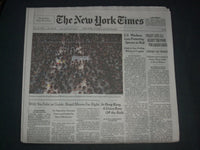 2019 AUGUST 13 NEW YORK TIMES - IN HONG KONG, A UNION RUNS OFF THE RAILS