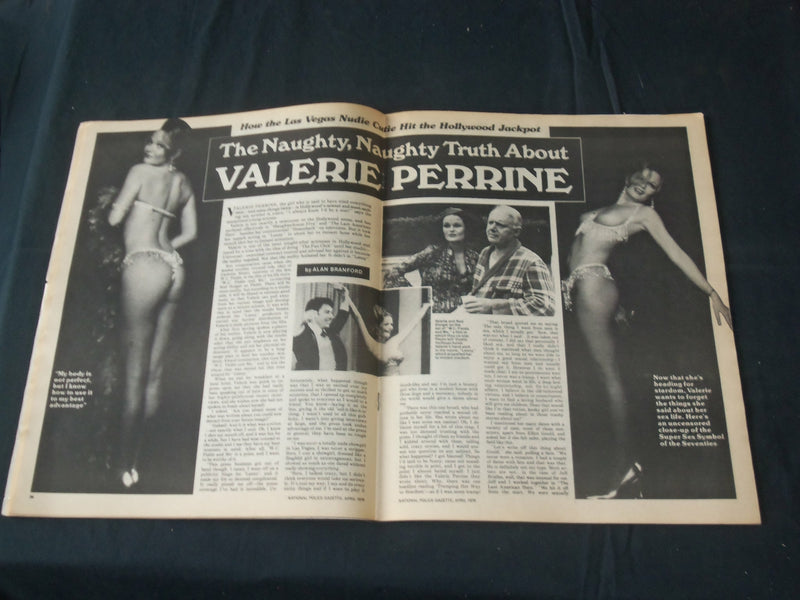 1976 APRIL THE NATIONAL POLICE GAZETTE MAGAZINE - SECRET BUGGING OF CIA - B 5800