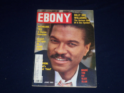 1983 JUNE EBONY MAGAZINE - BILLY DEE WILLIAMS COVER - SP 5233