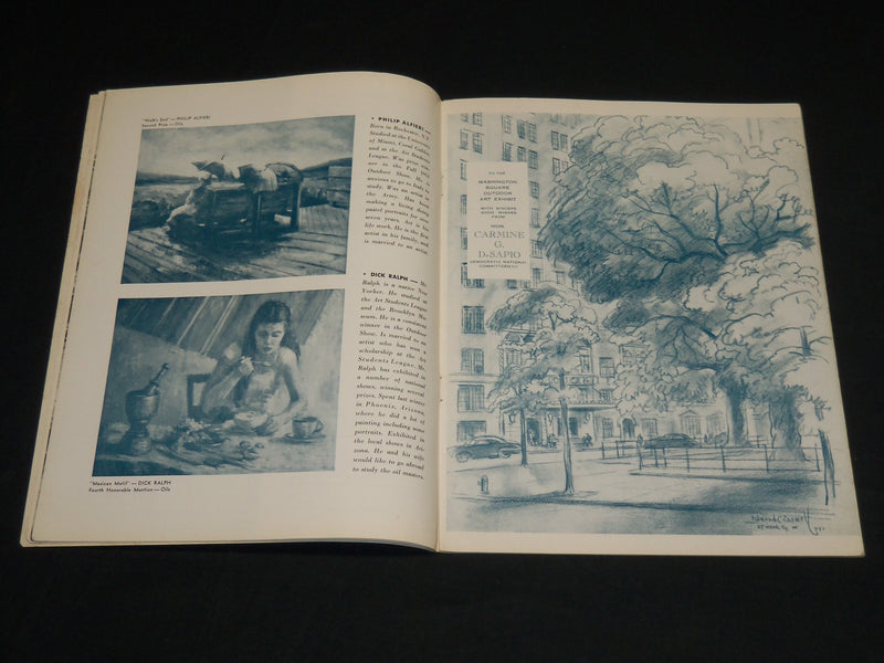 1954 SEPT-OCT 46TH WASHINGTON SQUARE OUTDOOR ART EXHIBIT PROGRAM - J 5725
