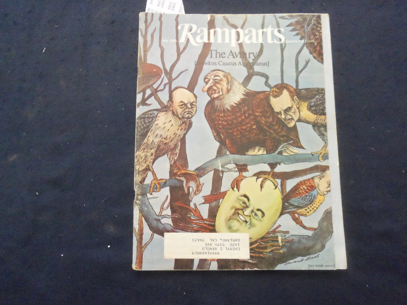 1966 JULY RAMPARTS MAGAZINE - AVIARY: THE HAWKS - SP 5540N