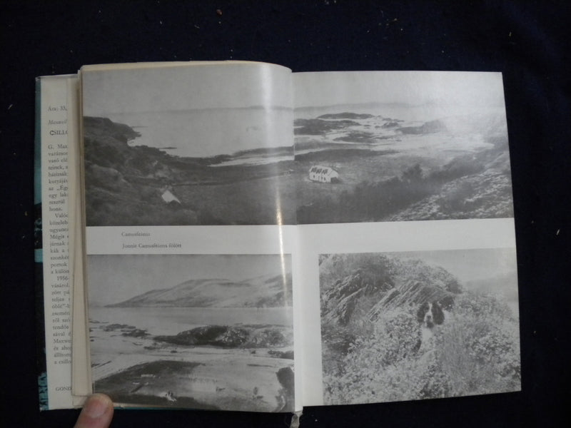 1973 CSILLOGO VIZGYURUK HARDCOVER BOOK BY GAWIN MAXWELL - HUNGARIAN - KD 8086