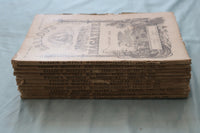 1882 BALLOU'S MONTHLY MAGAZINE - LOT OF 11 - O 3974