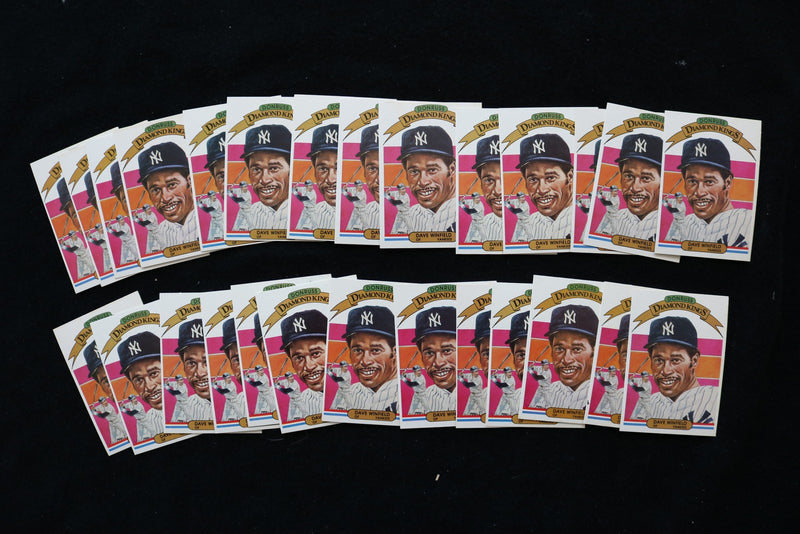 DAVE WINFIELD 1982 DONRUSS DIAMOND KINGS BASEBALL CARD-#18- NM-MT -LOT OF 27-#22
