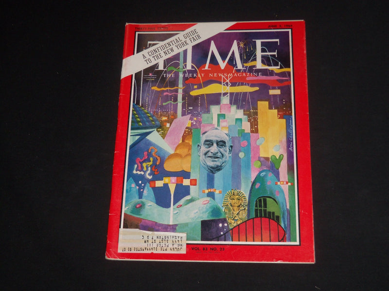 1964 JUNE 5 TIME MAGAZINE - NEW YORK WORLD'S FAIR - T 1904