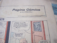 1922-1923 PAGINA COMICA DE LA PRENSA - MANOLO EL INQUIETO - LOT OF 4 - NP 5839A