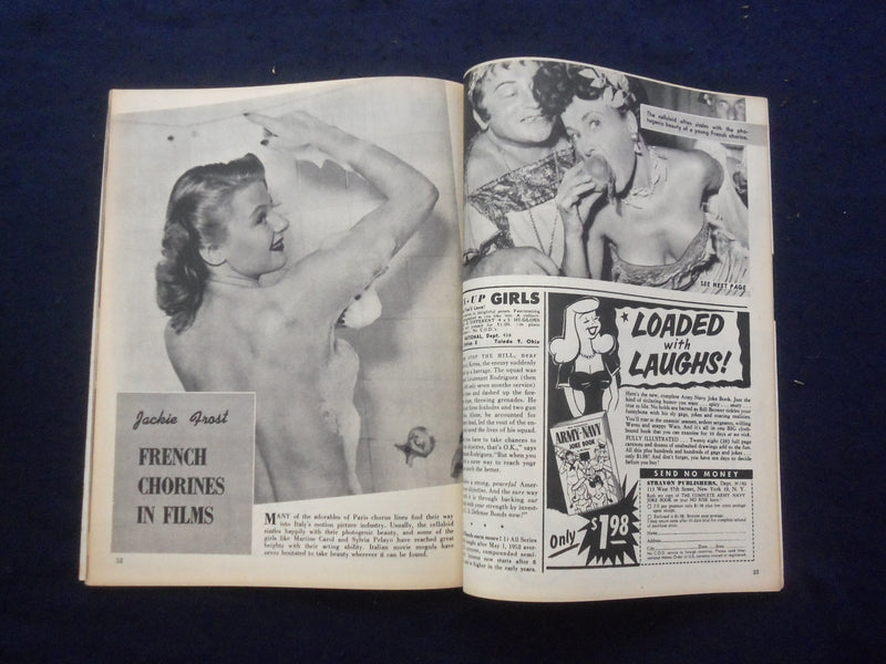 1953 FEBRUARY PARIS MODELS MAGAZINE - DIANE JAMES COVER - SP 4780V