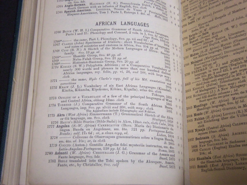 1899 MAY CATALOGUE OF GEOGRAPHY - BERNARD QUARITCH BOUND #188 - KD 2092