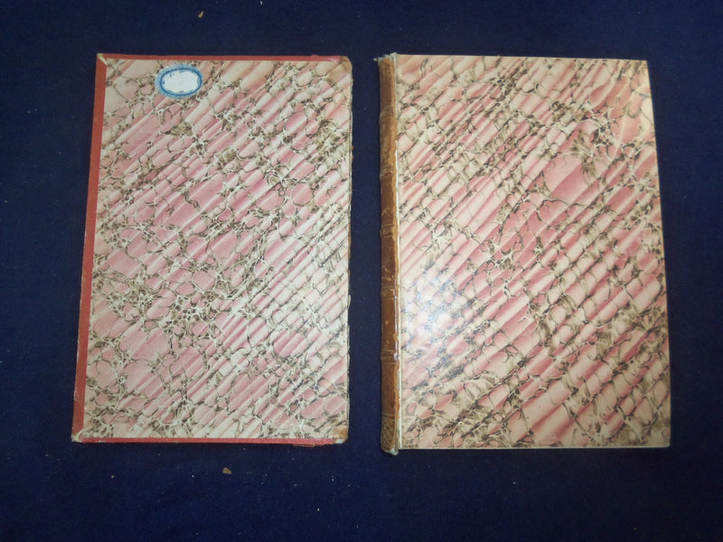 1843 LES MYSTERES DE PARIS VOLUME 1 HARDCOVER BOOK BY E. SUE - FRENCH - KD 8753