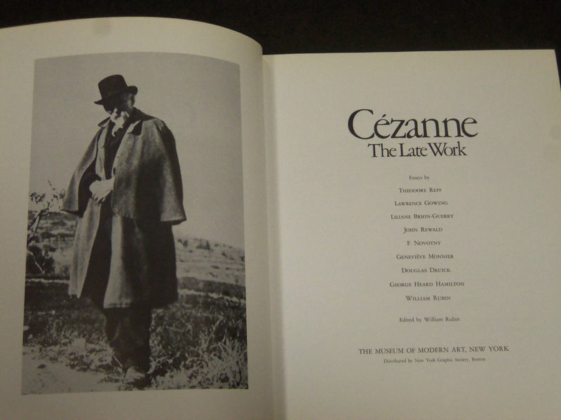 1977 CEZANNE THE LATE WORK BOOK - SOFTCOVER - NICE PRINTS - KD 2062Q