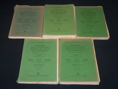 1951-1958 MAX PLANCK INSTITUT ZEITSCHRIFT GERMAN MAGAZINE LOT OF 5 - WR 106I