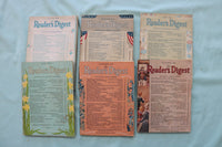 1943-1947 READER'S DIGEST MAGAZINE - LOT OF 34 - O 3980