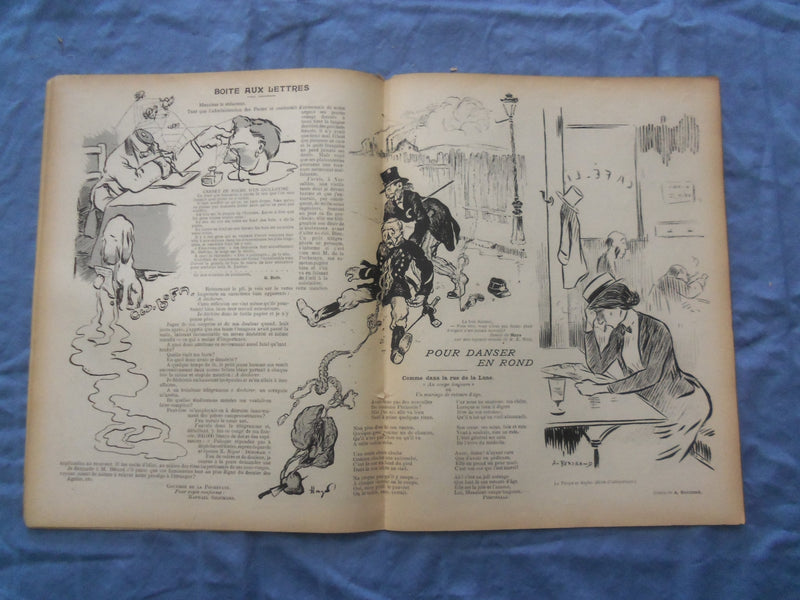 1903 NOV 14 LE SOURIRE MAGAZINE - ILLUSTRATED COMEDY - FRENCH TEXT - SP 4866A