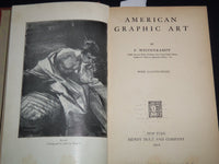 1912 AMERICAN GRAPHIC ART BOOK BY F. WEITENKAMPF - ILLUSTRATIONS - KD 5388E