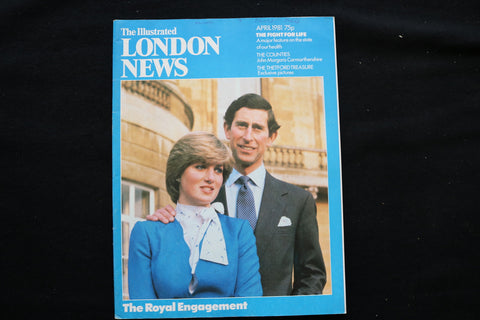 1981 APR THE ILLUSTRATED LONDON NEWS MAGAZINE - ROYAL ENGAGEMENT COVER - E 10179