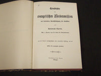 1901 GESCHICHTE EVANGLISCHEN HEIDENMISSION GERMAN BOOK BY REINHOLD GAREIS- KD 1