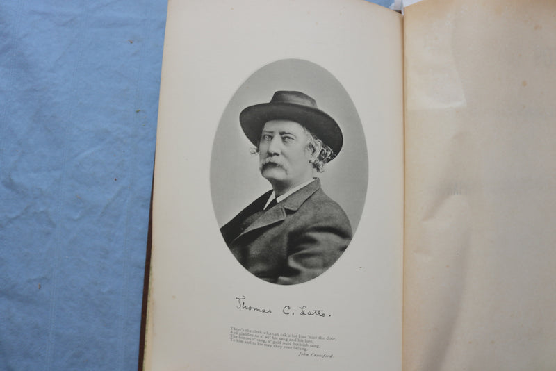 1889 SCOTTISH POETS IN AMERICA HARDCOVER BOOK BY JOHN ROSS - KD 9497