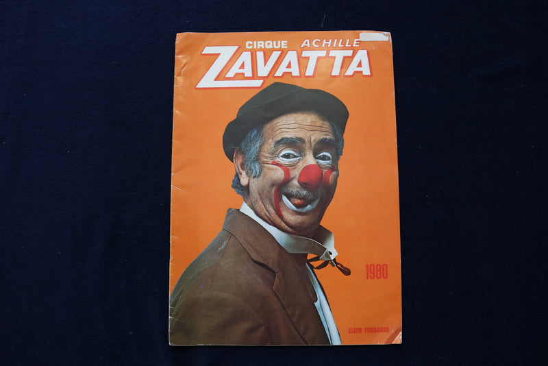 1979-1992 ZAVATTA CIRQUE ACHILLE - CIRCUS PROGRAMS - FRENCH - LOT OF 20 - O 3507