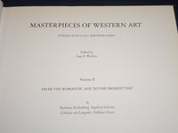 1996 MASTERPIECES OF WESTERN ART LOT OF 2 VOLUMES - GREAT PHOTOS - KD 2460