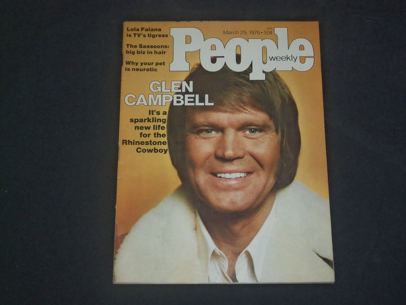 1976 MARCH 29 PEOPLE MAGAZINE - GLEN CAMPBELL - B 4805