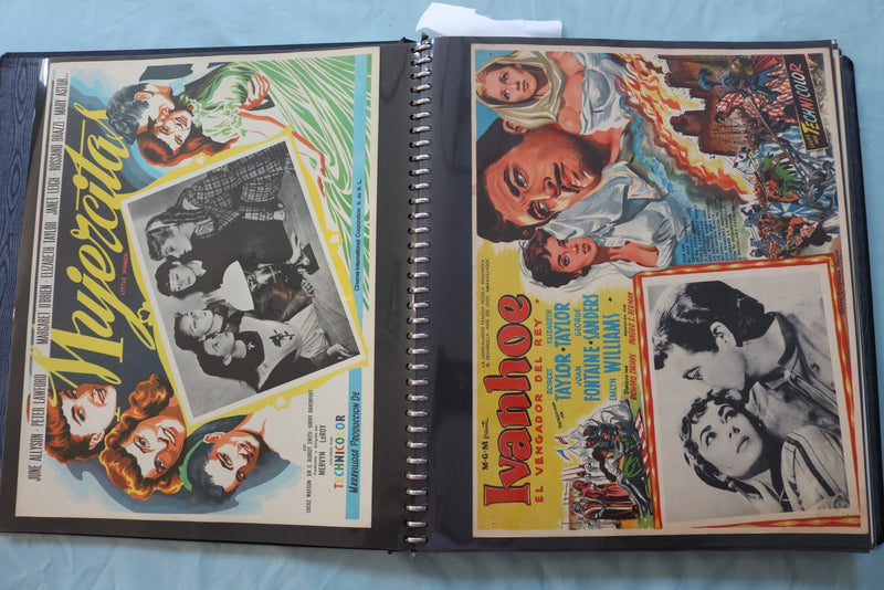 HUGE MOVIE SCRAPBOOK - LOBBY CARDS - #19
